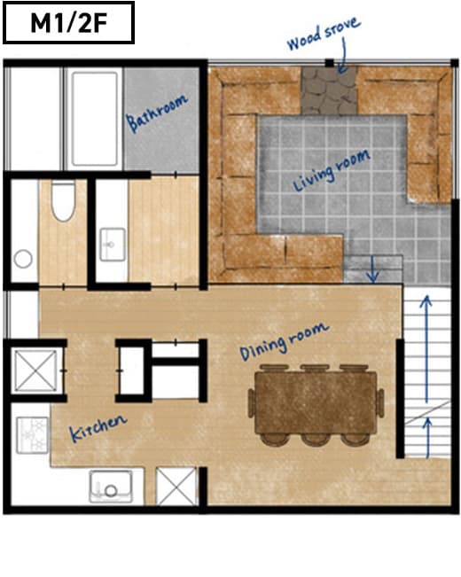 Mezzanine1, secondfloor plan