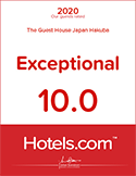 Hotels.com 10.0 Exeptional / 2020